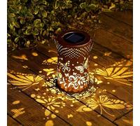 Butterfly Rose Design Solar Lights Outdoor Garden,Maslasee Waterproof Solar Lights as Unique Garden Gifts for Mum,Women,and Perfect Grandma Gifts Mother's Day