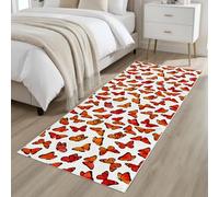 Butterfly Runner Rug 60x180 cmSoft NonSlip Carpet for Hallway Bedroom Kitchen Living Room & OfficeEasy to Clean Aesthetic Animal Design Perfect for Laundry Room