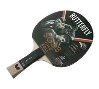 Butterfly SG33 Table Tennis Bat, Black and Red, One