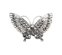 Butterfly Shape Alloy Brooch Antique Inspired Designs Crystals Accent For Trendy Women Clothing Accessories Gifts Elegant Butterfly Dress Accessories