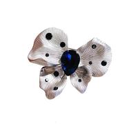 Butterfly Shape Alloy Brooch Antique Inspired Designs Crystals Accent For Trendy Women Clothing Accessories Gifts Vintage Alloy Crystals Brooch