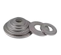 Butterfly Shape Spring Lock Washers Single Face Serrate Metric Fasteners Assortment M3 M4 M5 M6 M8 M10 M12 M14 M16 M18 M20 Anti-Loosening Washers for Mechanical Assembly (20,M10)