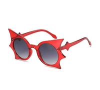 Butterfly Shape Sunglasses UV400 Protection Quirky Bat Design Hip Hop Style for Women Street Fashion