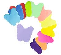 Butterfly Shape Super Sticky Notes - 600 Sheets, 12 Colors, 70x70mm for Office, Home, School & Refrigerator
