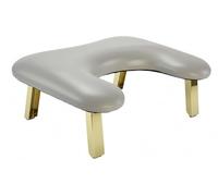Butterfly Shaped Arm Rest for Nails, 4 Foldable Metal Golden Stands, Grey