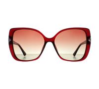 Butterfly Shiny Bordeaux Brown Gradient GU7820 Guess Red One Size