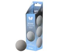 Butterfly Silent Balls (Pack of 3) | NEW Ultra-Quiet Table Tennis Balls with Open | Pored Grip Surface for Better Control & Bounce