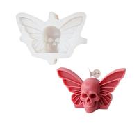 Butterfly Silicone Mold Halloween Skull Gypsum Soap Making Resin Molds Decors Animal Mold