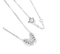 butterfly simulated diamond pendant real party wedding pendants necklace for women girl jewelry gift Made in China