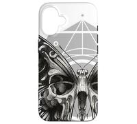 Butterfly Skull Sacred Geometry Case for iPhone 16