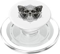 Butterfly Skull Sacred Geometry PopSockets PopGrip for MagSafe