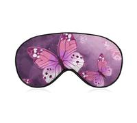 Butterfly Sleep Mask for Women Men Side Sleeper Eye Cover with Adjustable Strap Soft Breathable Blackout Mask Slip-Free Deep Sleeping Travel Essentials