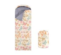 Butterfly Sleeping Bags for Adult, Rollable Sleeping Bags and Compact with Compression Sack, Slumber Bags for Outdoor, Camping and Travel