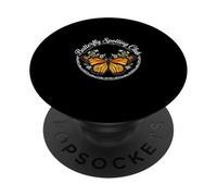 Butterfly Spotting Club Monarch Butterfly Lover PopSockets Adhesive PopGrip