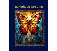 Butterfly Stained glass coloring for Adult: Whispering Colors