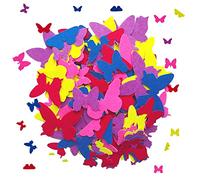 Butterfly Stickers, Felt Stickers for Kids, Felt Butterfly for Crafts, Craft Supplies for Scrapbooking 150pcs 2.5cm to 7cm Size
