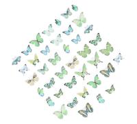 Butterfly Stickers Pet Self Adhesive 80pcs for Journal