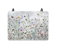 Butterfly Stove Top Cover for Electric Stove, Floral Natural Flower Leaf Spring Green Waterproof Electric Top Cover Protector Home Kitchen Decor 28x20 Inch