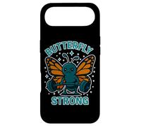 Butterfly Strong Barbell Lifter Gym Humor Case for iPhone Air