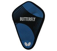 Butterfly Table Tennis Case Black/Blue Curve Case Storage Bag for Bat and Balls, Size 30.5 cm x 20.5 cm x 3 cm
