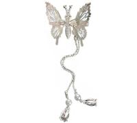 Butterfly Tassel Hairpin Female Hanfu Hairpin Hair Accessories Antique Style Butterfly Move Clips Tassel Duck Beak Wing Well Managed