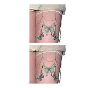 Butterfly Tassels Thigh Chain Adjustable Length Lace Leg Chain With Fringes Accent Unique Body Jewelry For Women Girls Party Accessory