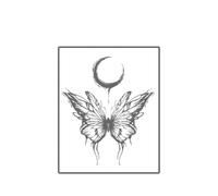 Butterfly Temporary Tattoo Lasts To 15 Days Waterproof Semi Permanent Sticker