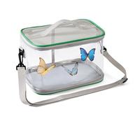 Butterfly Terrarium, Ladybugs Catcher Habitat, Small Viewing House, Breathable Mesh Access for Home, Garden, Classroom, Science Lab, Education Center, Observation, 10.24x7.48x7.48 Inches