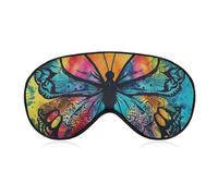 Butterfly Tie Dye Sleeping Mask, Light Blocking Eye Mask, Comfortable and Soft, Eye Cover with Elastic Band, Suitable for Men and Women, Suitable for Travel/Sleeping