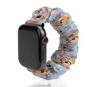 Butterfly & Tiger (1) Watch Bands Elastic Straps Wristbands Replacement Sports Strap Compatible with Apple Watch 42mm/44mm