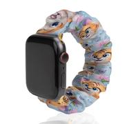 Butterfly & Tiger (1) Watch Bands Elastic Straps Wristbands Replacement Sports Strap Compatible with Apple Watch 42mm/44mm