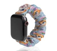 Butterfly & Tiger (1) Watch Bands Elastic Straps Wristbands Replacement Sports Strap Compatible with Apple Watch 42mm/44mm