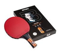 Butterfly Timo Boll Comfort Table Tennis Racket Control Ping Pong Bat with Spryer 1.7mm Rubber, 5-Ply Blade, Lightweight Design for Beginners, Youth & Players with Small Hands