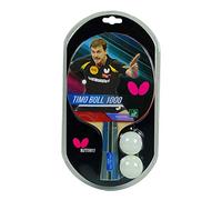 Butterfly Timo Boll Table Tennis Racket - 1 Ping Pong Paddle - ITTF Approved - Sponge and Pan Asia Rubber