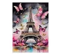 Butterfly Tower Bridge 1000 Piece Mini Jigsaw Puzzle For Adults Gift Idea