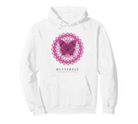 Butterfly - Transformation Hope Rebirth (Mandala Graphic) Pullover Hoodie