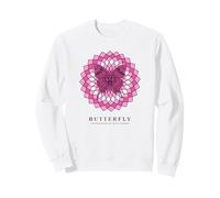 Butterfly - Transformation Hope Rebirth (Mandala Graphic) Sweatshirt