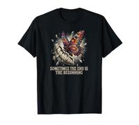 Butterfly Transformation New Beginning Inspirational Quote T-Shirt