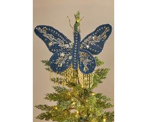 Butterfly Tree Topper at Free People in Denim