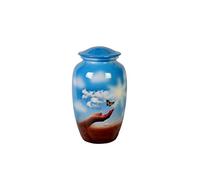 Butterfly Urn Butterfly Design Cremation Large Urn for Human Ashes Beautiful Large Sharing to Remember Your Loved One Lost Adult Memorial Urns Funeral Vase by Loving Memories Sky Blue sk001