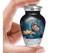Butterfly Urn for Human Ashes | Keepsake Handcrafted Funeral Memorial | Decorative Cremation Urn for Women and Men
