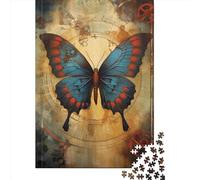 Butterfly Vintage Puzzles for Adults 1000 Piece Puzzle for Teenager Educational Game Challenge Toy 1000pcs (38x26cm)