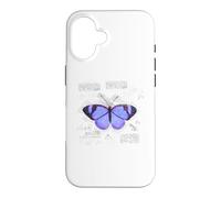 Butterfly Vintage Retro Blueprint Lepidopterology Gift Case for iPhone 16