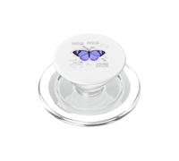 Butterfly Vintage Retro Blueprint Lepidopterology Gift PopSockets PopGrip for MagSafe