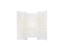 Butterfly Wall Lamp Perforated Matt White