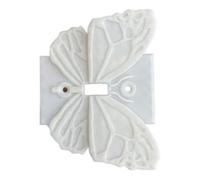 Butterfly Wall Plate Cover, Decorative Single Toggle 1 Gang Wall Plate, Butterfly Women Light Button Cover Plates for Kitchen, Farmhouse, Bedroom, Bathroom Art Decor, Stylish Butterfly Plate