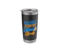 Butterfly Watching is Good for My Mind & Body Stainless Steel Insulated Tumbler