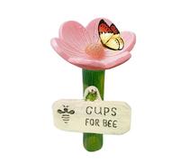 Butterfly Watering Station - for Bees | Drinking Cups - Drinker and Flowers | Baby for Bees | Abbeveratoio per Farfalle | for Patio with Lawn | 2026 Ecological | Multi