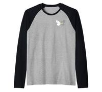 Butterfly Wildflower Daisy Floral Nature Lover Women Pocket Raglan Baseball Tee