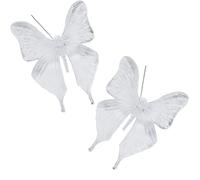 Butterfly Window Decoration Lighted Hanging Mobile - Suction Cup Included - Pack of 2 - Each 4"